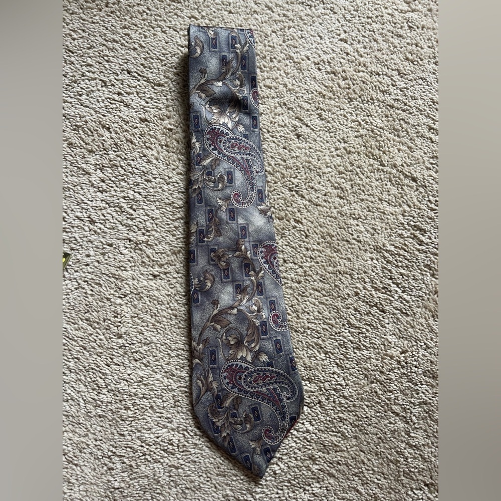 Men’s Zylos George Machado Paisley Pattern Tie